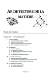 miniature du poly d'architecture de la mati�re